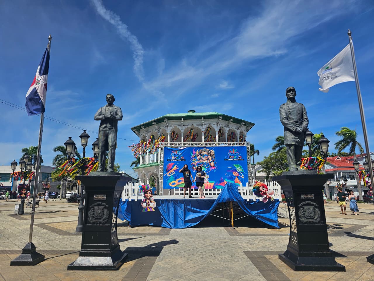 Central Park square in Puerto Plata